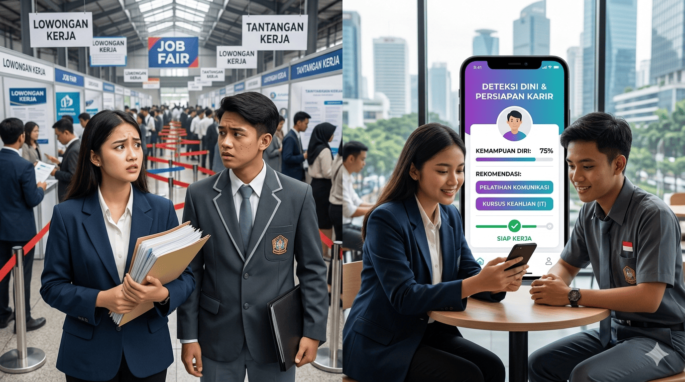 Tantangan Kesiapan Kerja Lulusan Perguruan Tinggi dan SMK, Solusi Melalui Aplikasi Deteksi Dini
