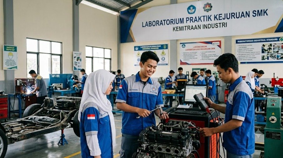 Kesiapan Kerja Siswa SMK Dimulai dari Pembelajaran yang Selaras dengan Dunia Industri